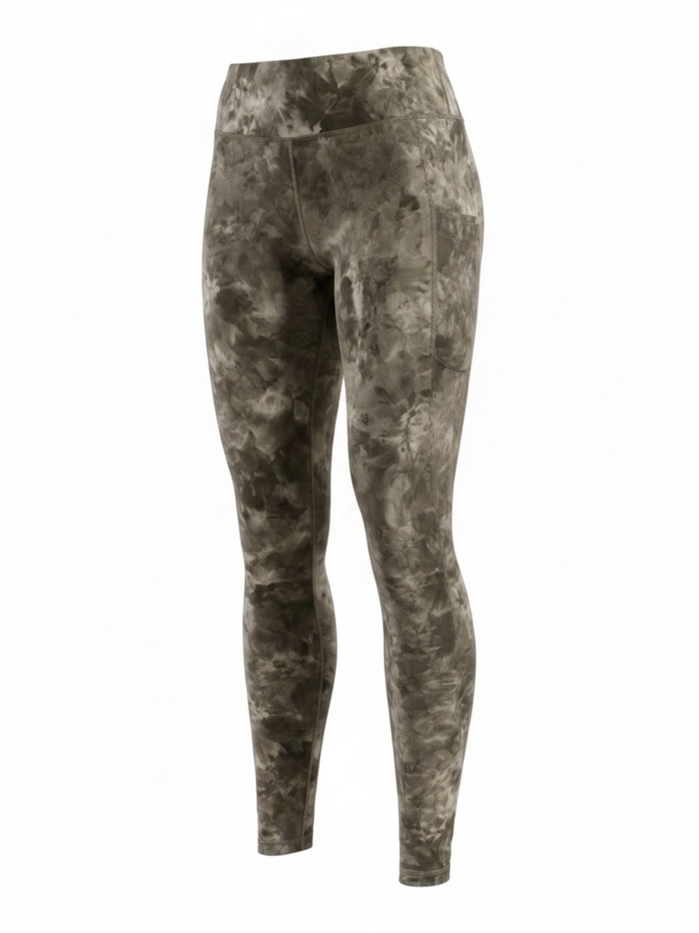 Lululemon Tie-Dye Leggings with Pockets in Olive Size 16